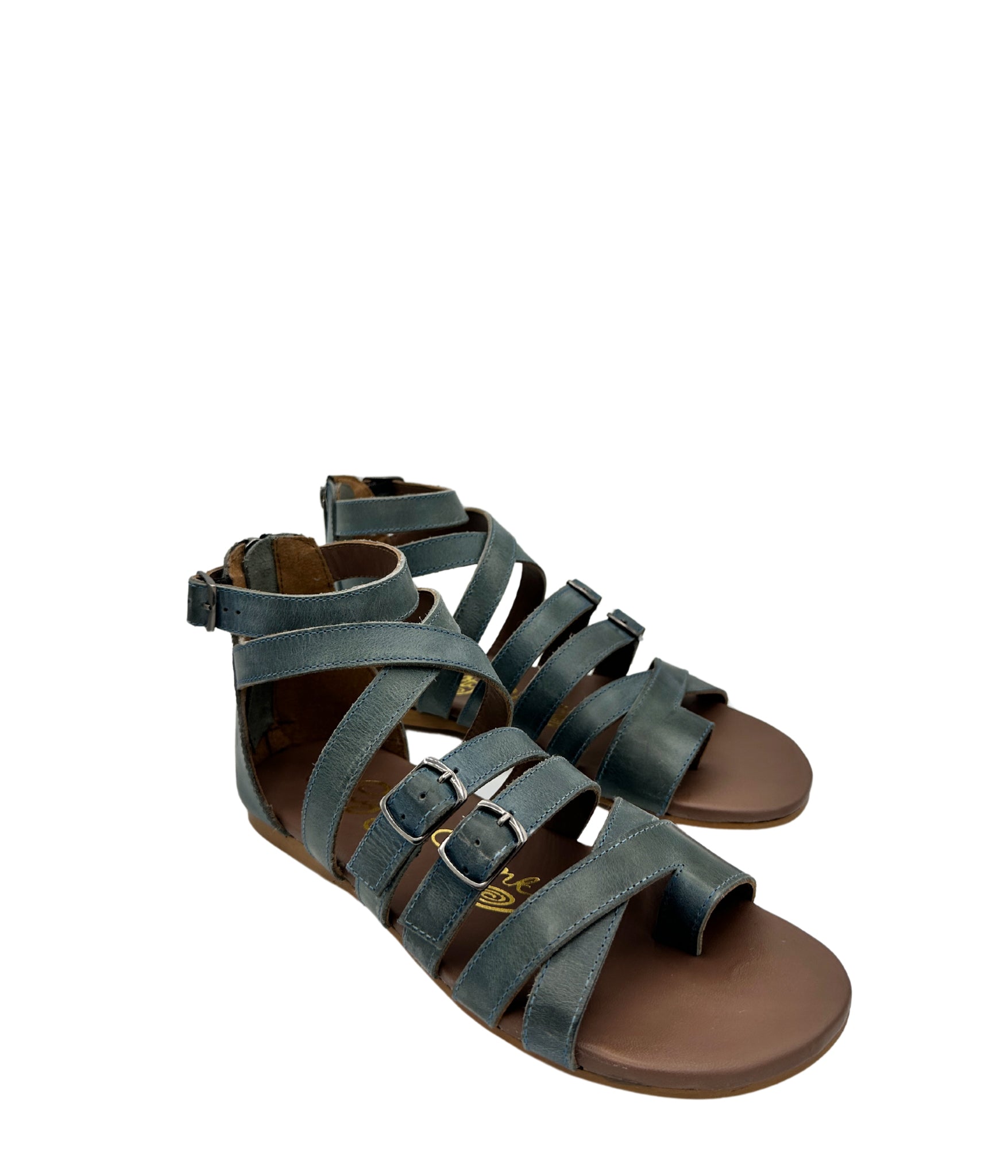 Blair Sandals in Teal 130 Sandals Naughty Monkey- Tilden Co.
