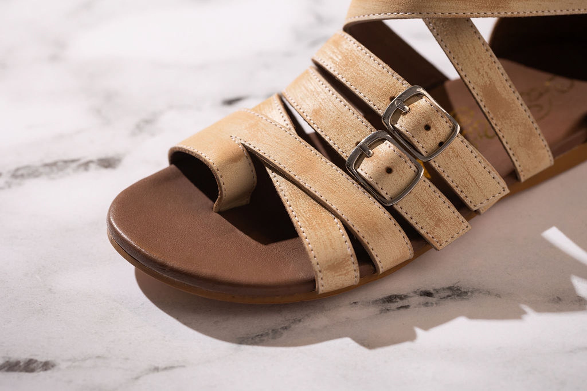 Blair Sandals in White 130 Sandals Naughty Monkey- Tilden Co.