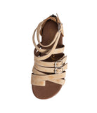 Blair Sandals in White 130 Sandals Naughty Monkey- Tilden Co.