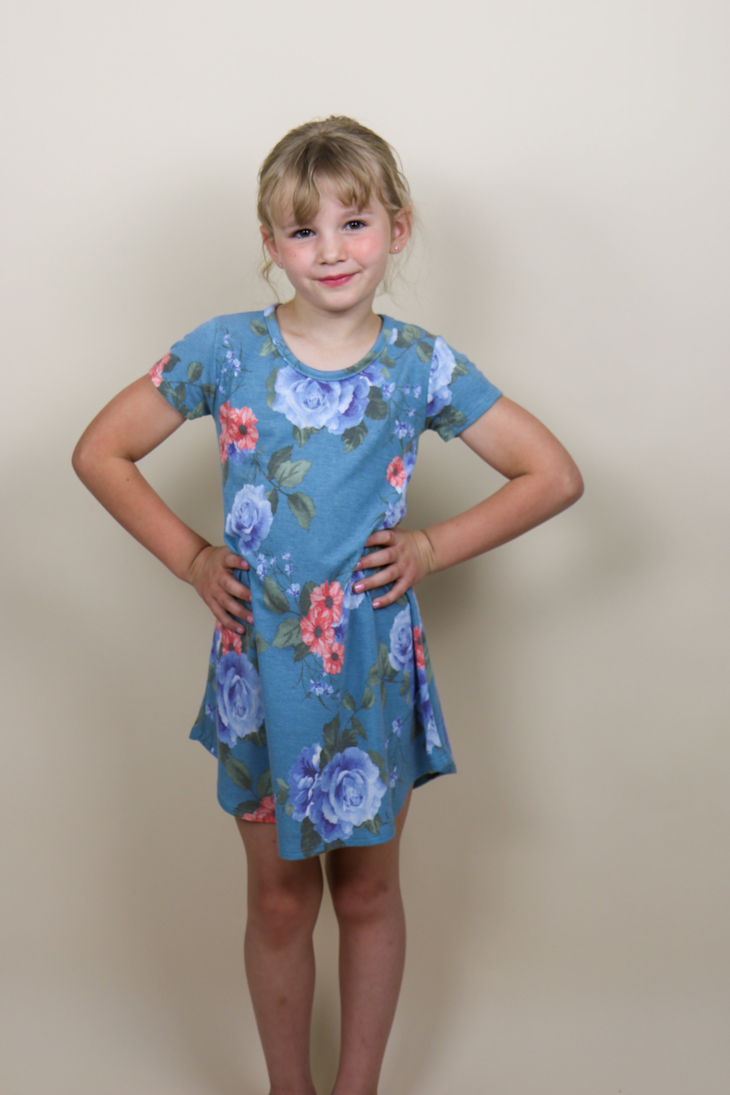 Kids Floral Dress Girl's Dress Chris and Carol- Tilden Co.