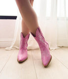 Bowie Metallic Boot in Pink Shoes Ave Shops- Tilden Co.