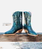 Bowie Metallic Boot in Teal Shoes Ave Shops- Tilden Co.