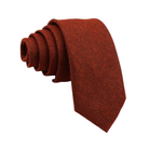 Paprika Wool Blend Solid Tie Tie Mood- Tilden Co.