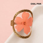 18K Stainless Steel Pressed Flower Ring | 40R104 JOSSLYN by wall to wall- Tilden Co.