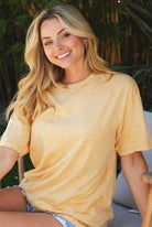 Mineral Washed Basic Tee T-Shirt OAT COLLECTIVE- Tilden Co.