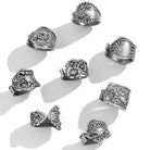 Vintage Boho Floral Statement Ring (Single)| 40R128 JOSSLYN by wall to wall- Tilden Co.