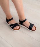 Carmel Sandals in Black 130 Sandals Naughty Monkey- Tilden Co.