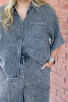 The Everyday Cotton Top Collared Shirt Polagram- Tilden Co.