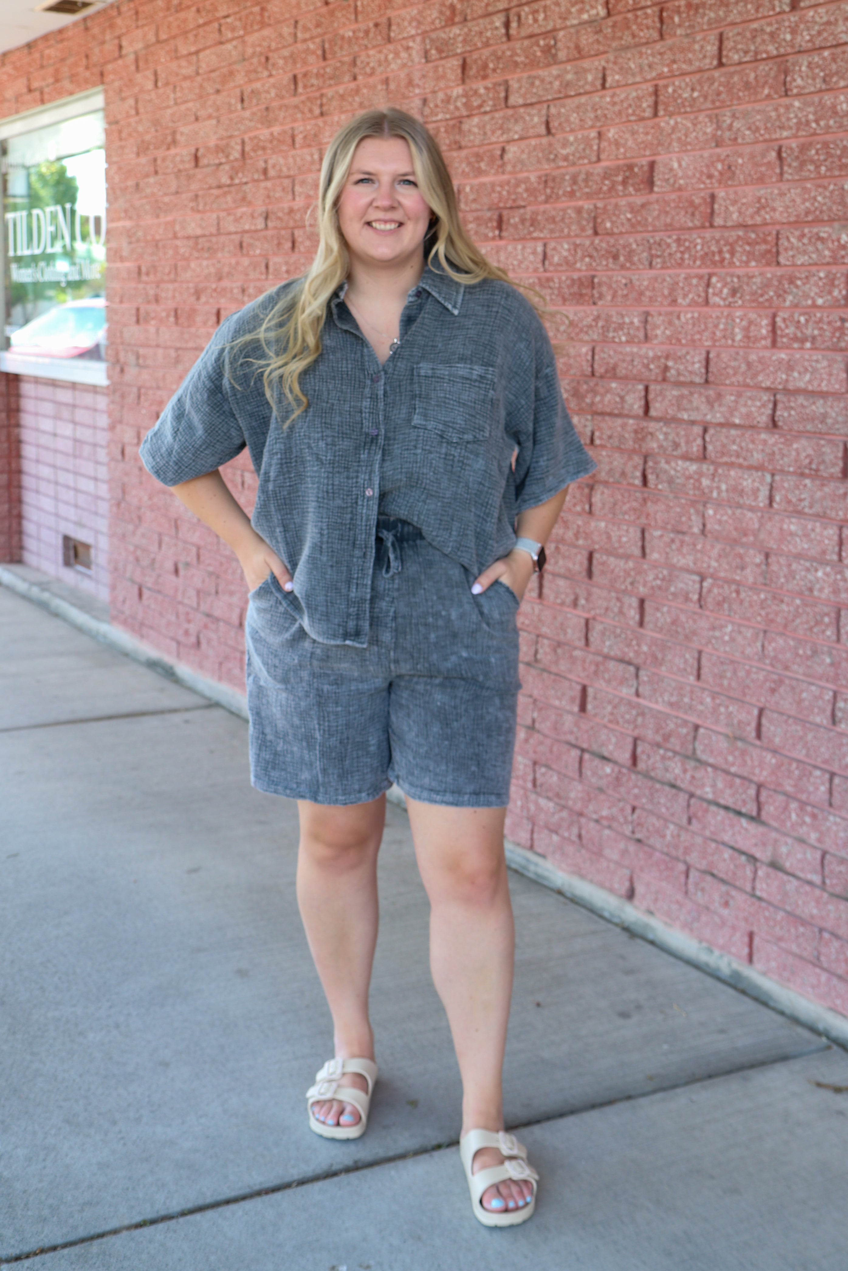 The Everyday Cotton Top Collared Shirt Polagram- Tilden Co.
