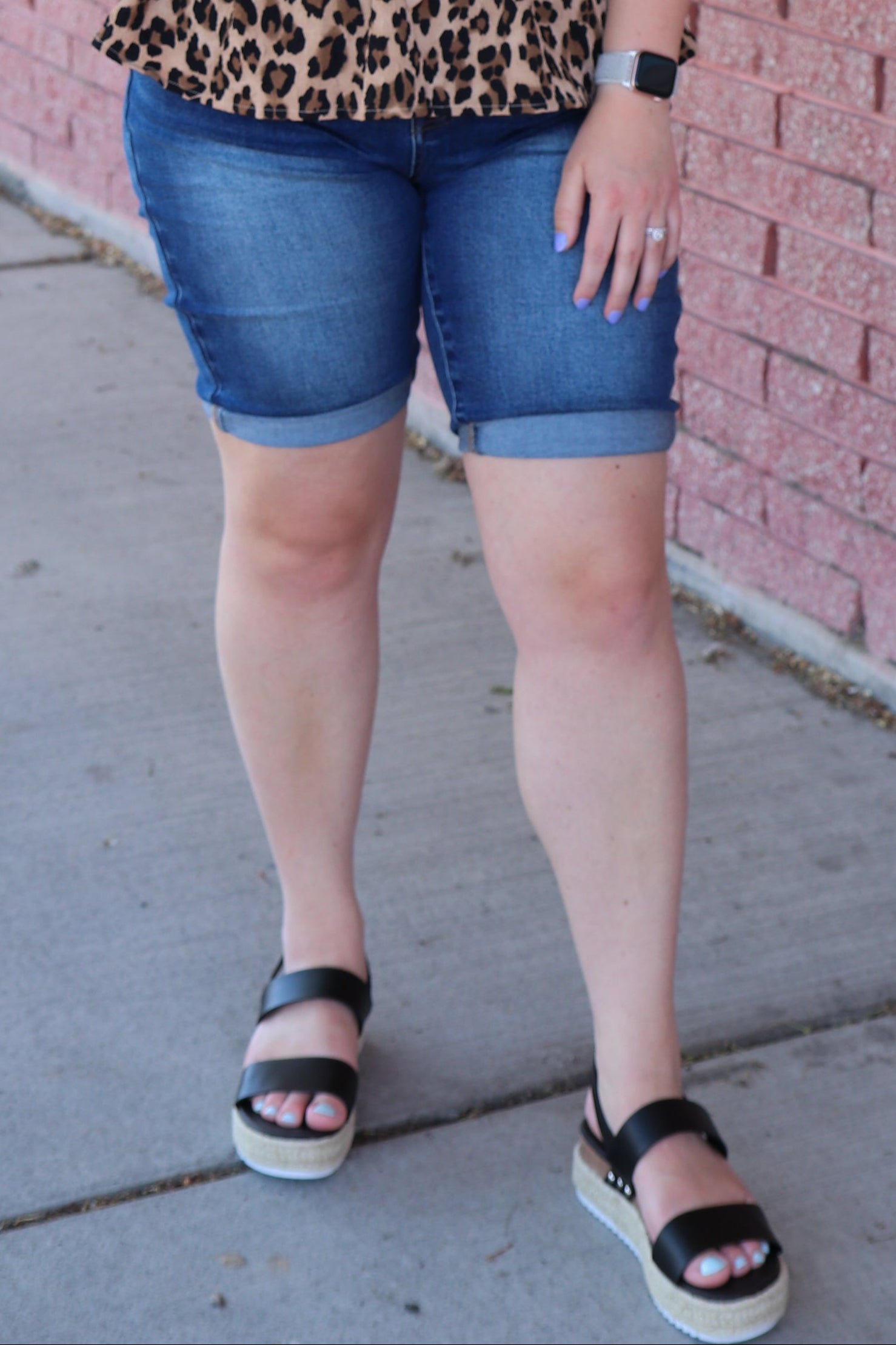 Skyline Wedge Platform Sandal Sandals Wild Diva- Tilden Co.