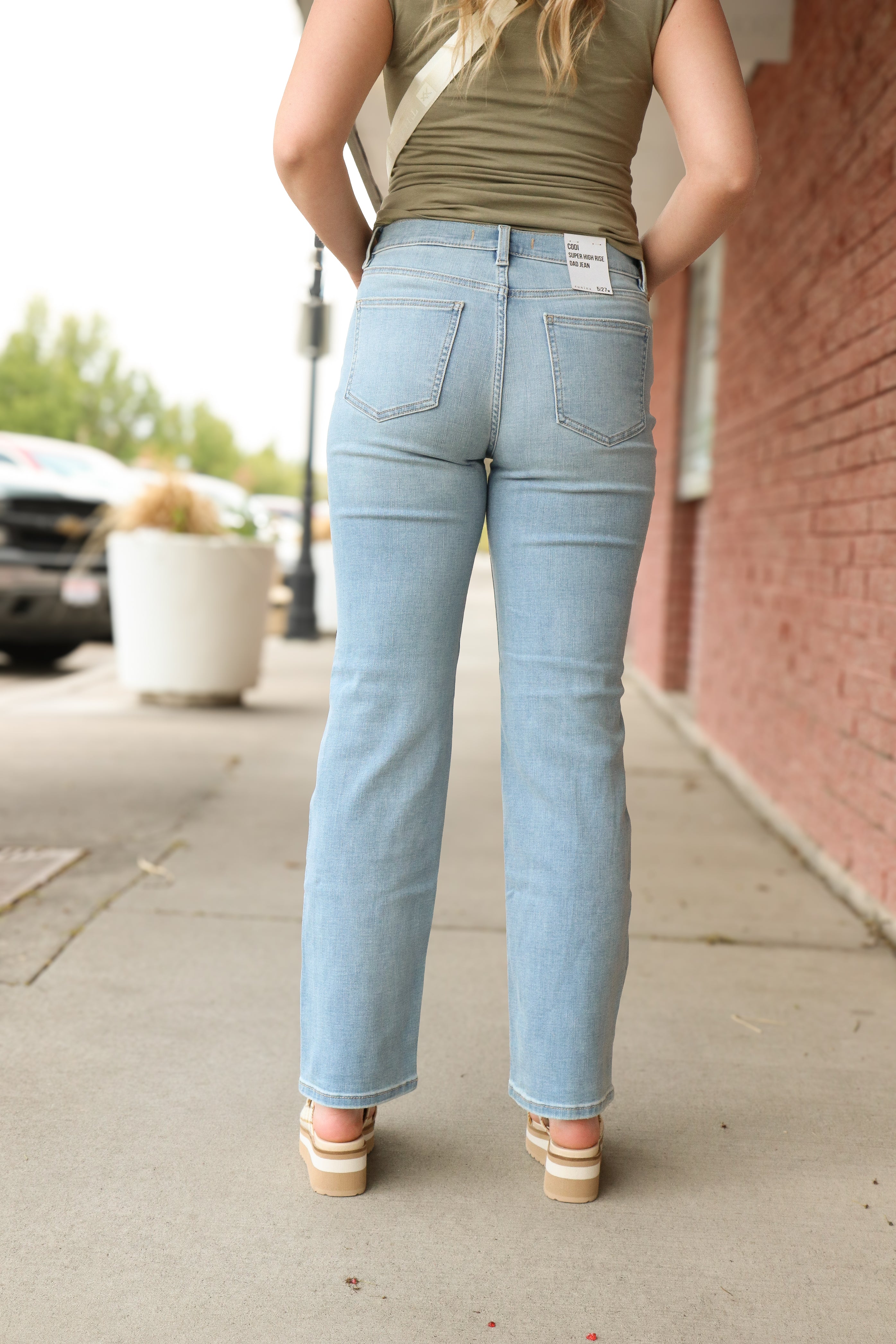 Codi Super High Rise Dad Jean    jeans Eunina- Tilden Co.