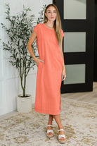 PREORDER: Mineral Wash Relaxed Maxi Tank Dress in Three Colors Womens Ave Shops- Tilden Co.