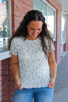Lettuce Edge Tee in Frosted Stem T-Shirt Mikarose- Tilden Co.