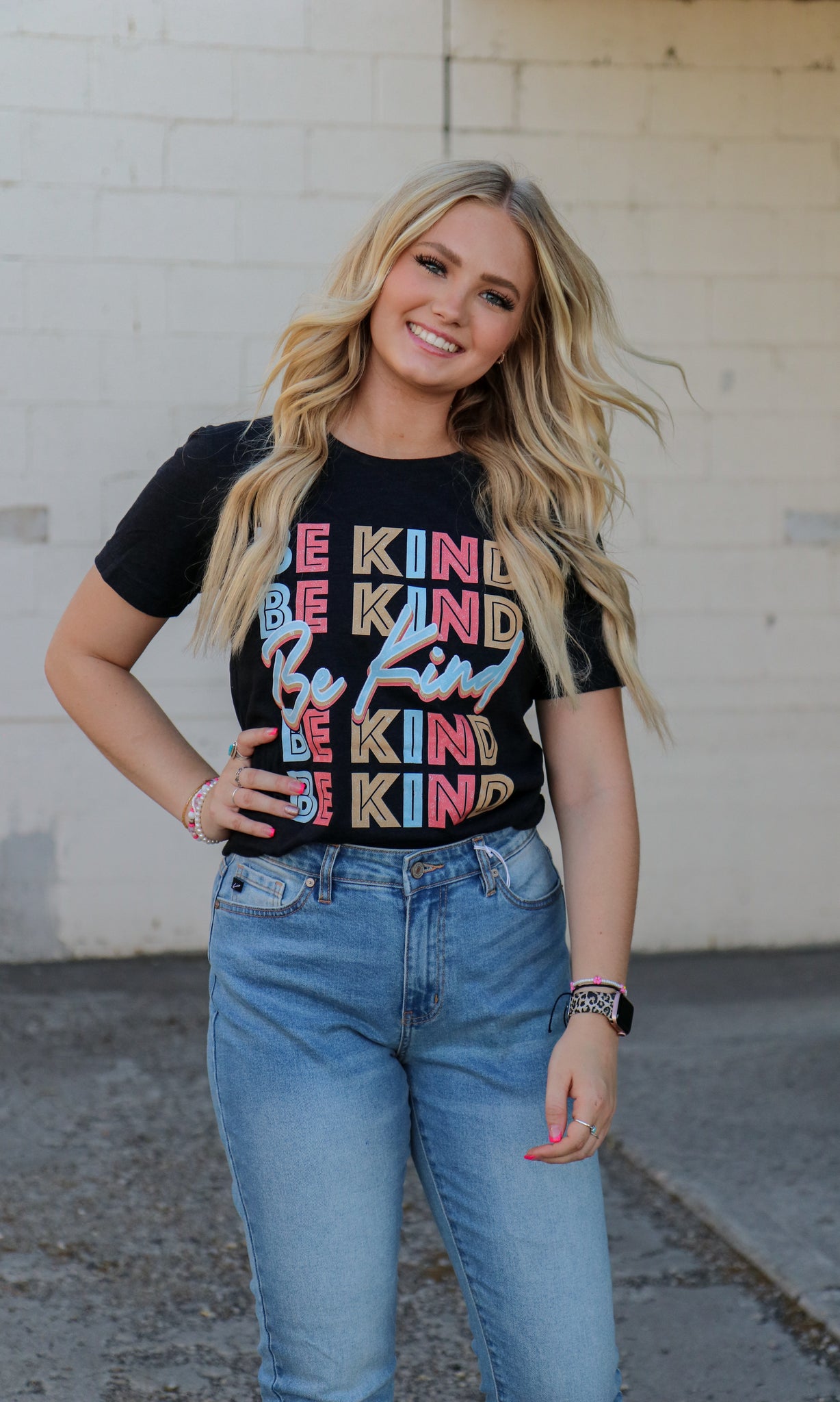 Be Kind Graphic Tee    shirt Kissed Apparel- Tilden Co.