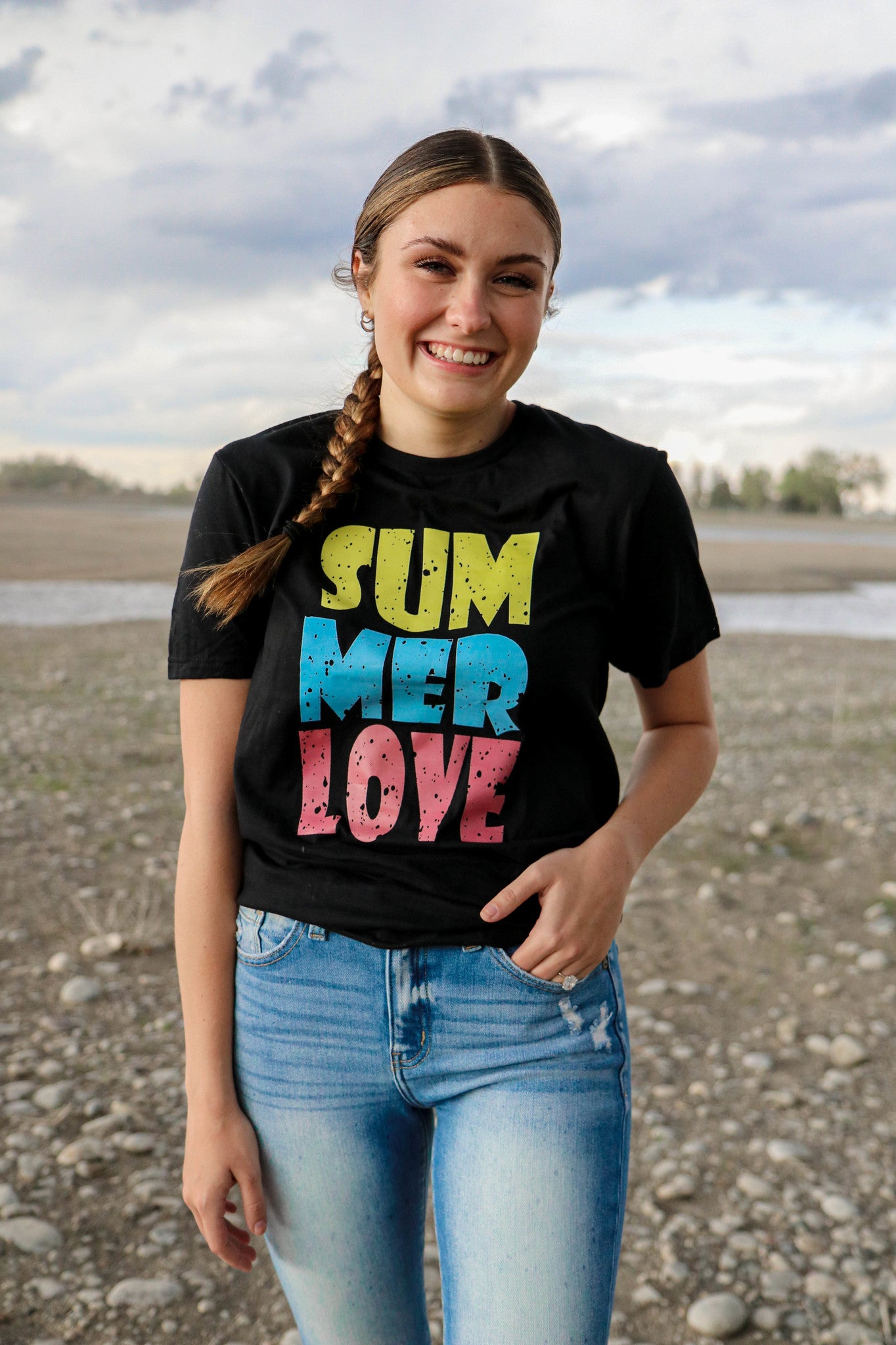 Summer Love Graphic Tee    Shirts & Tops Daydreamer Creations- Tilden Co.