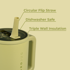 Olive 40oz HydroJug Traveler tumbler HydroJug- Tilden Co.