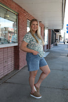 Bermuda Denim Mom Shorts Bermuda Shorts AnnieWear- Tilden Co.