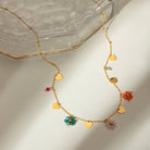 18K Stainless Steel Seedbead Necklace JOSSLYN by wall to wall- Tilden Co.