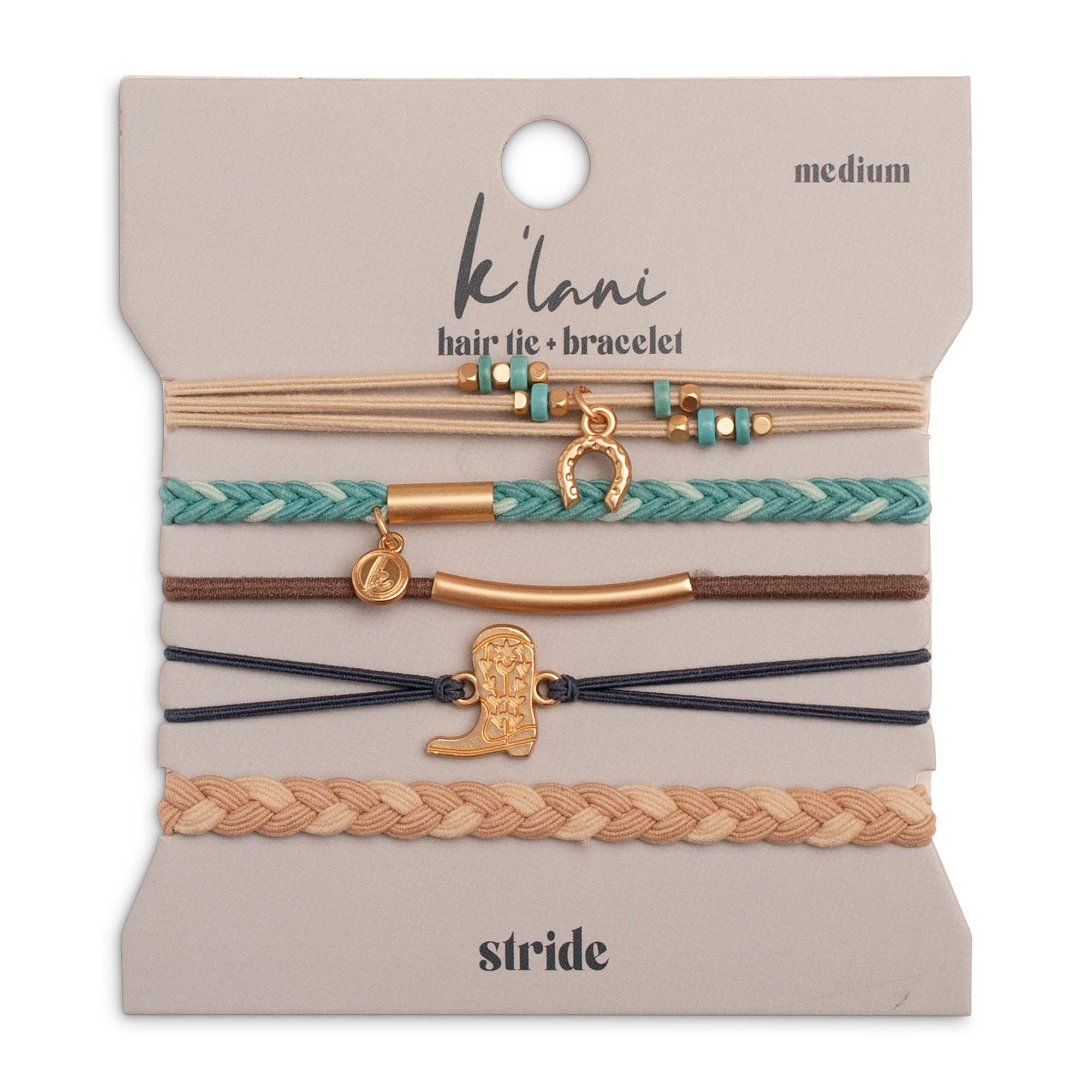Stride Hair Tie Bracelets hair ties K'Lani hair tie bracelets- Tilden Co.