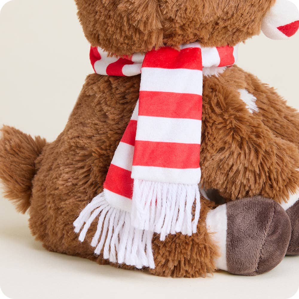 Rudolph with Scarf Warmies Stuffed Animal Warmies: America’s Favorite Microwave Plush Brand- Tilden Co.