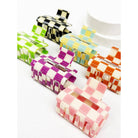 Colorful Checkered Medium Size Hair Claw Love and Repeat- Tilden Co.