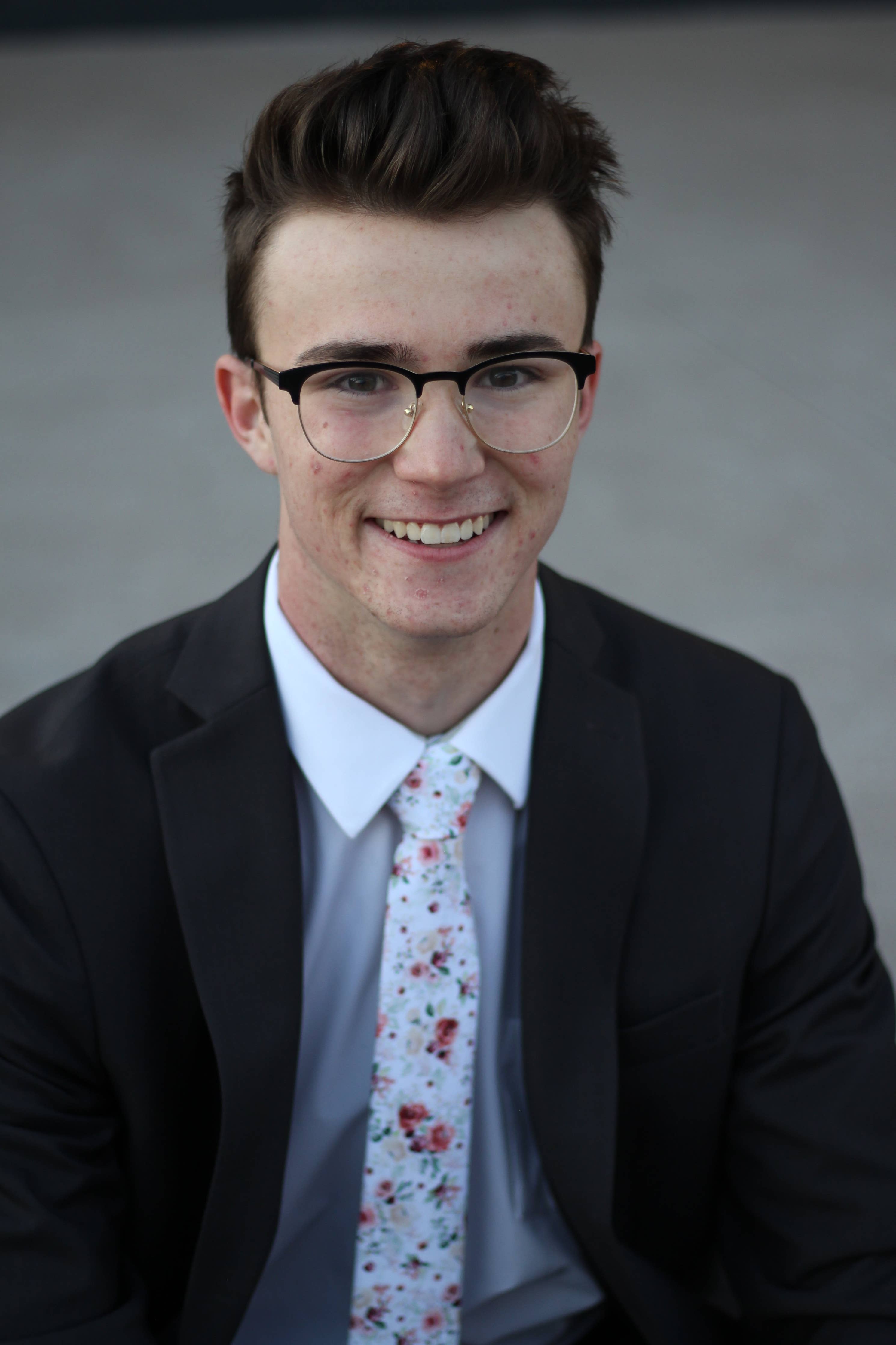 Pedals - Rose White Floral Tie necktie Tough Apparel- Tilden Co.