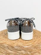 Diva Sneaker in Pewter 120 Sneakers Naughty Monkey- Tilden Co.