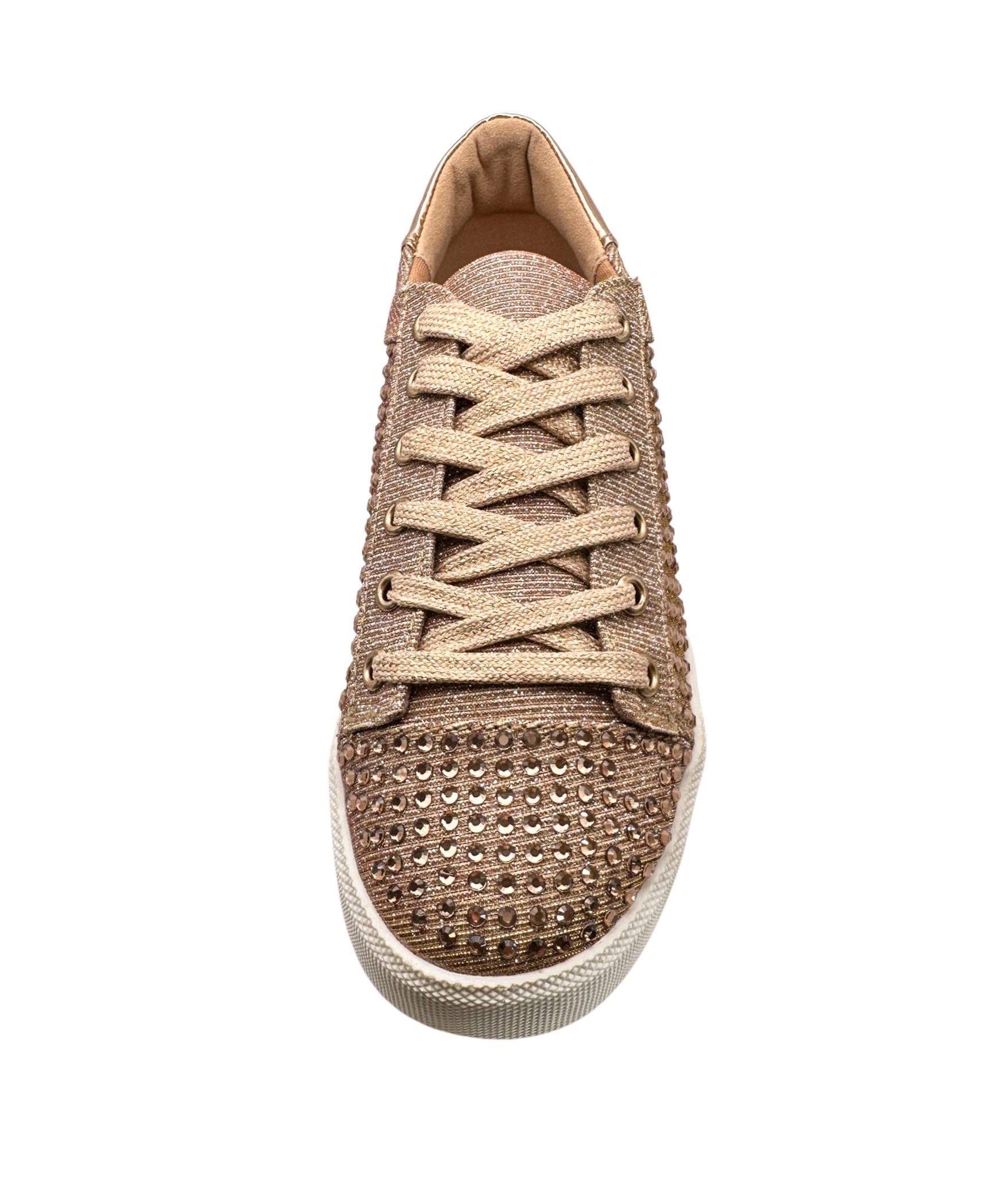 Diva Sneaker in Rose Gold 120 Sneakers Naughty Monkey- Tilden Co.