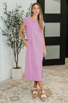PREORDER: Mineral Wash Relaxed Maxi Tank Dress in Three Colors Womens Ave Shops- Tilden Co.