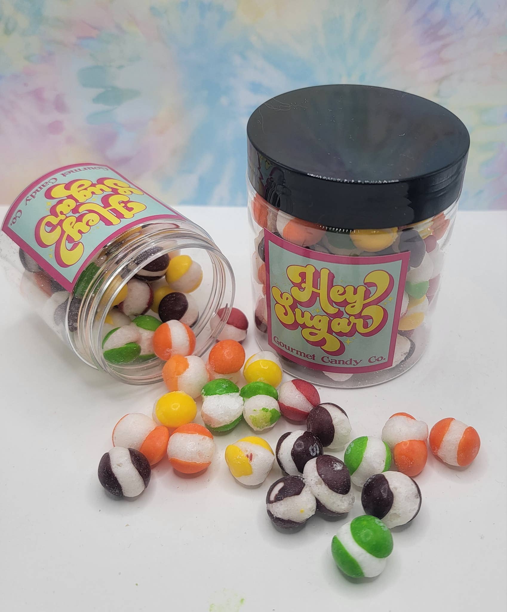 Gourmet Freeze Dried Candy  8OZ JARS    freeze dried candy Hey Sugar Gourmet Candy Co- Tilden Co.