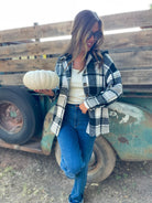 Jackson Plaid Shacket in Two Colors Womens Ave Shops- Tilden Co.