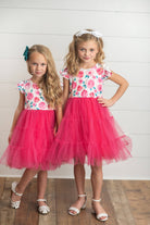 Girl's - Pink Rose Tulle Dress Girl's Dress Adorable Sweetness- Tilden Co.