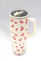 40oz Spill Free Tumbler CHERRY CREAM CHERRY CREAM JOSSLYN by wall to wall- Tilden Co.