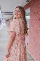 The Eden Dress in Honeydew Rose maxi dress Mikarose- Tilden Co.