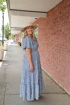 The Eden Dress in Chambray Mist Dress Mikarose- Tilden Co.