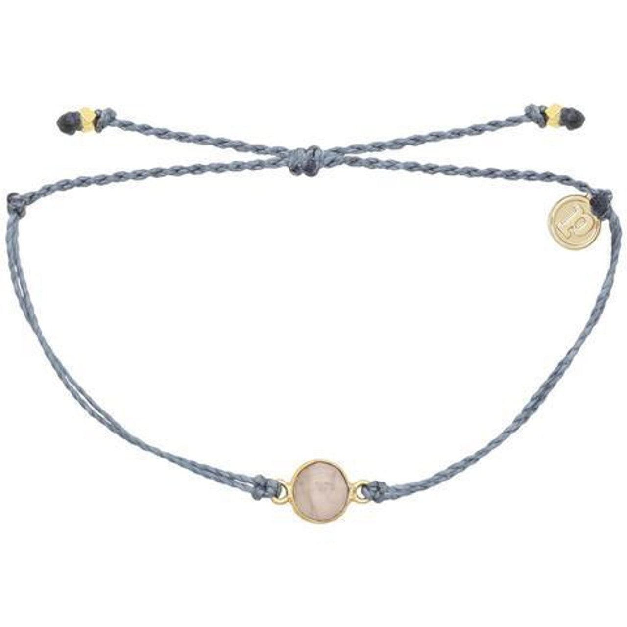 Pura Vida Gold Rose Quartz Bracelet Bracelet Pura Vida- Tilden Co.