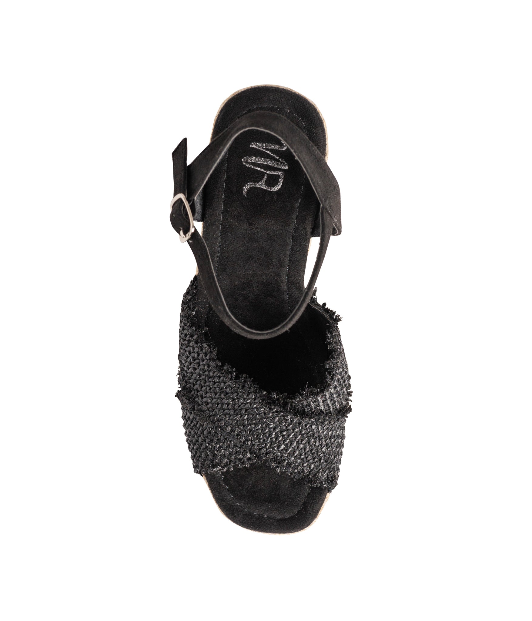 Elinor Wedge in Black Shoes Ave Shops- Tilden Co.