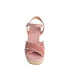 Elinor Wedge in Pink 140 Wedges Naughty Monkey- Tilden Co.