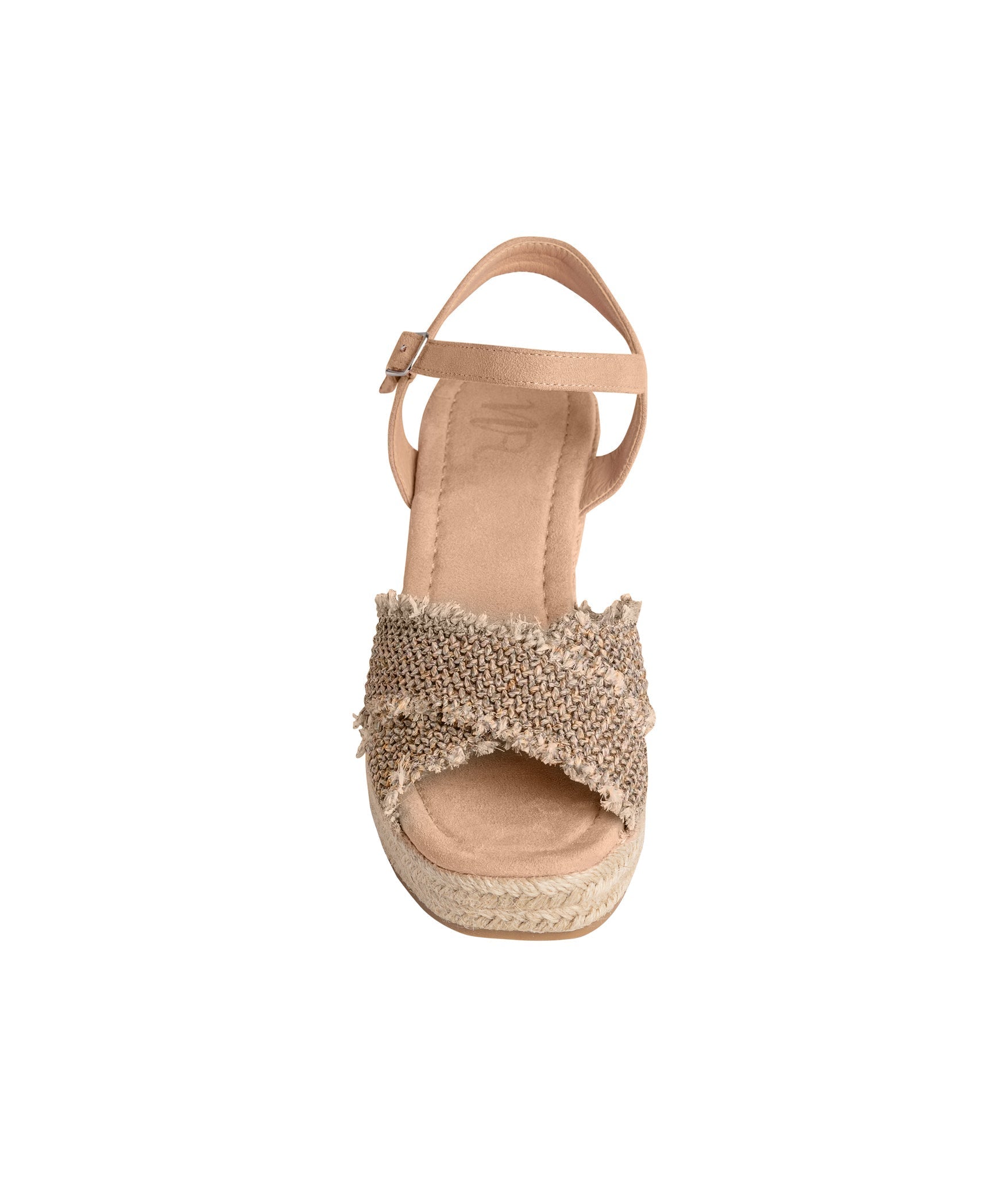 Elinor Wedge in Taupe 140 Wedges Naughty Monkey- Tilden Co.