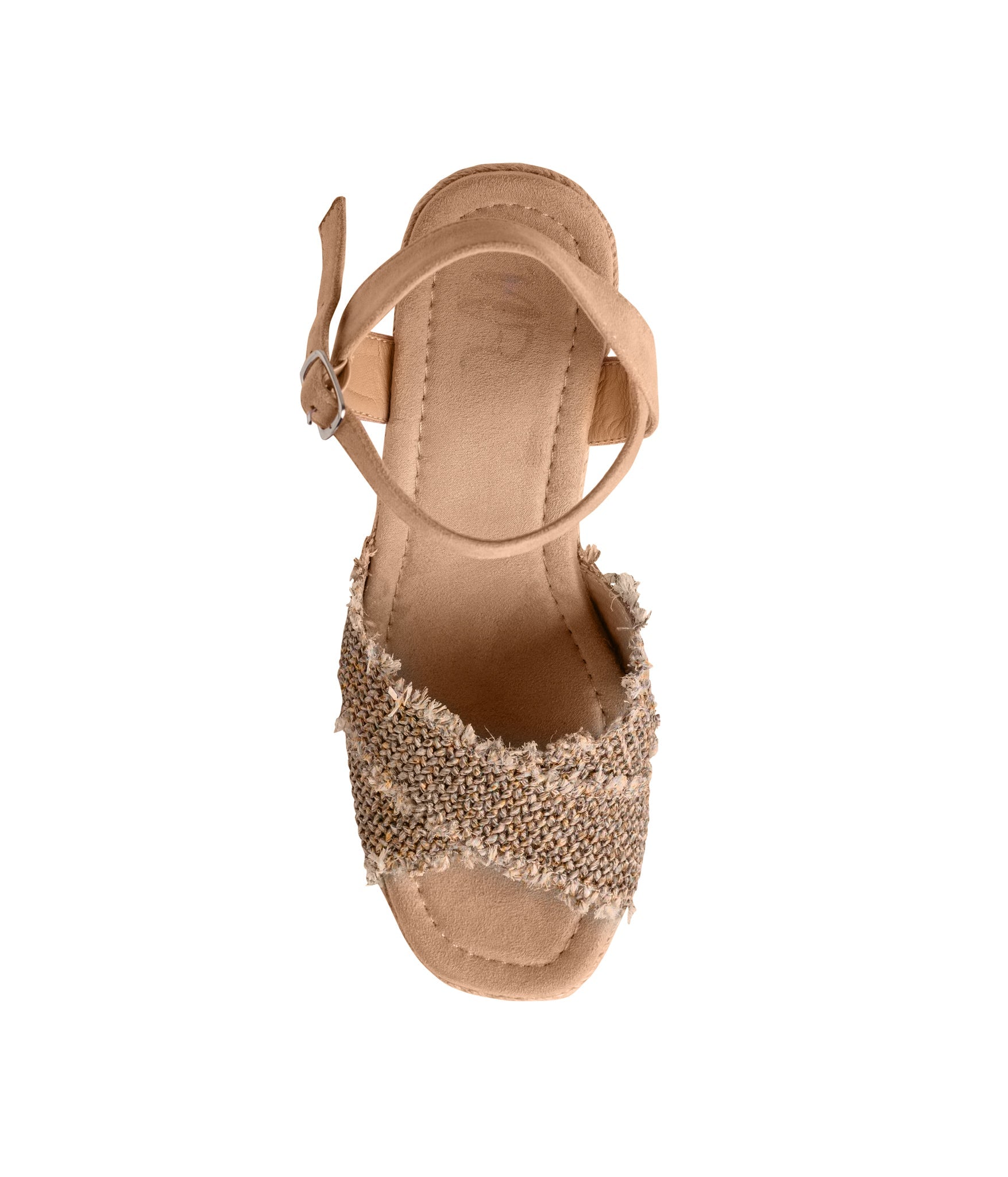Elinor Wedge in Taupe 140 Wedges Naughty Monkey- Tilden Co.