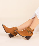 Elsa Leather Ankle Boot in Tan Shoes Ave Shops- Tilden Co.