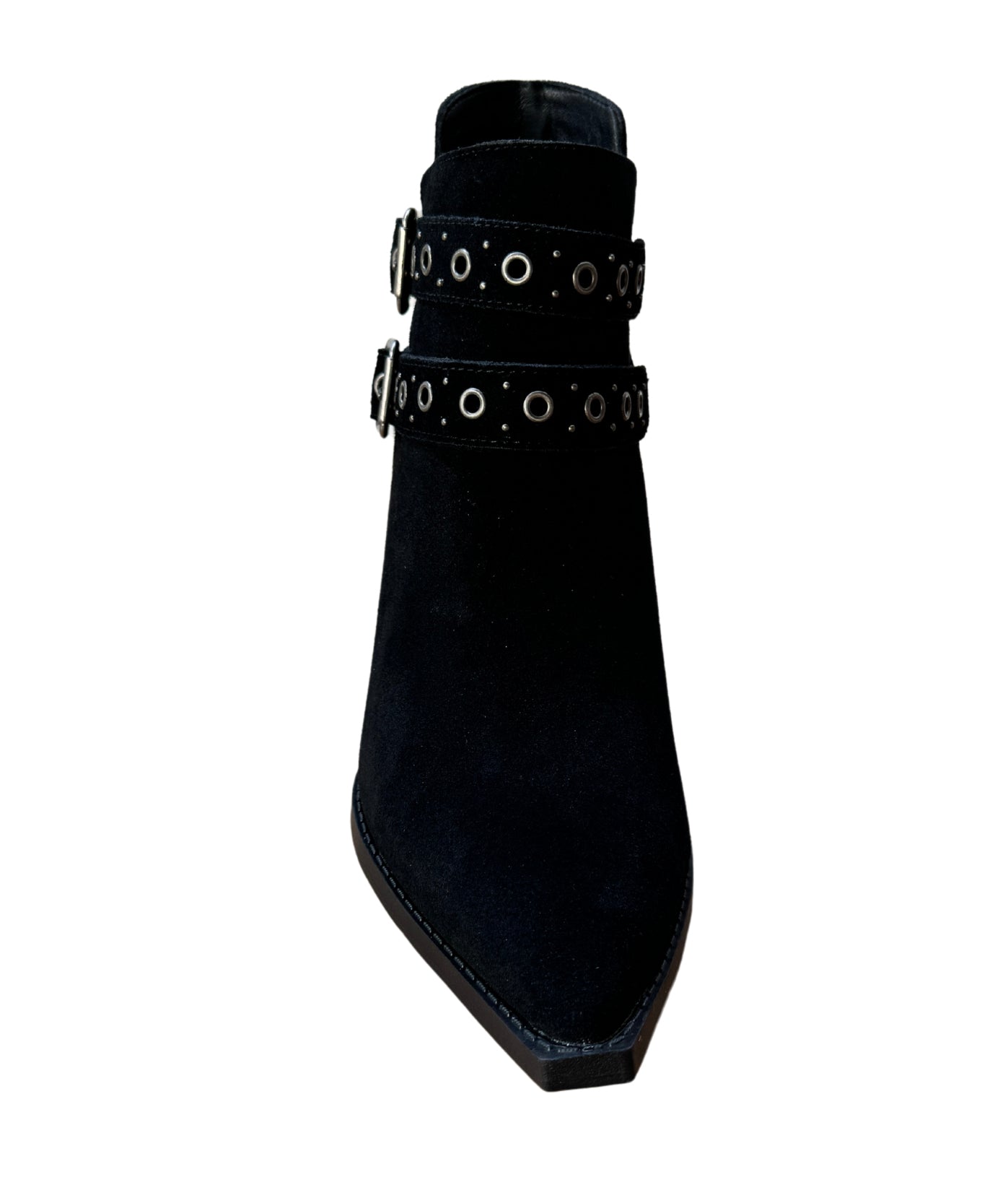 Elsa Leather Ankle Boot in Black Shoes Ave Shops- Tilden Co.