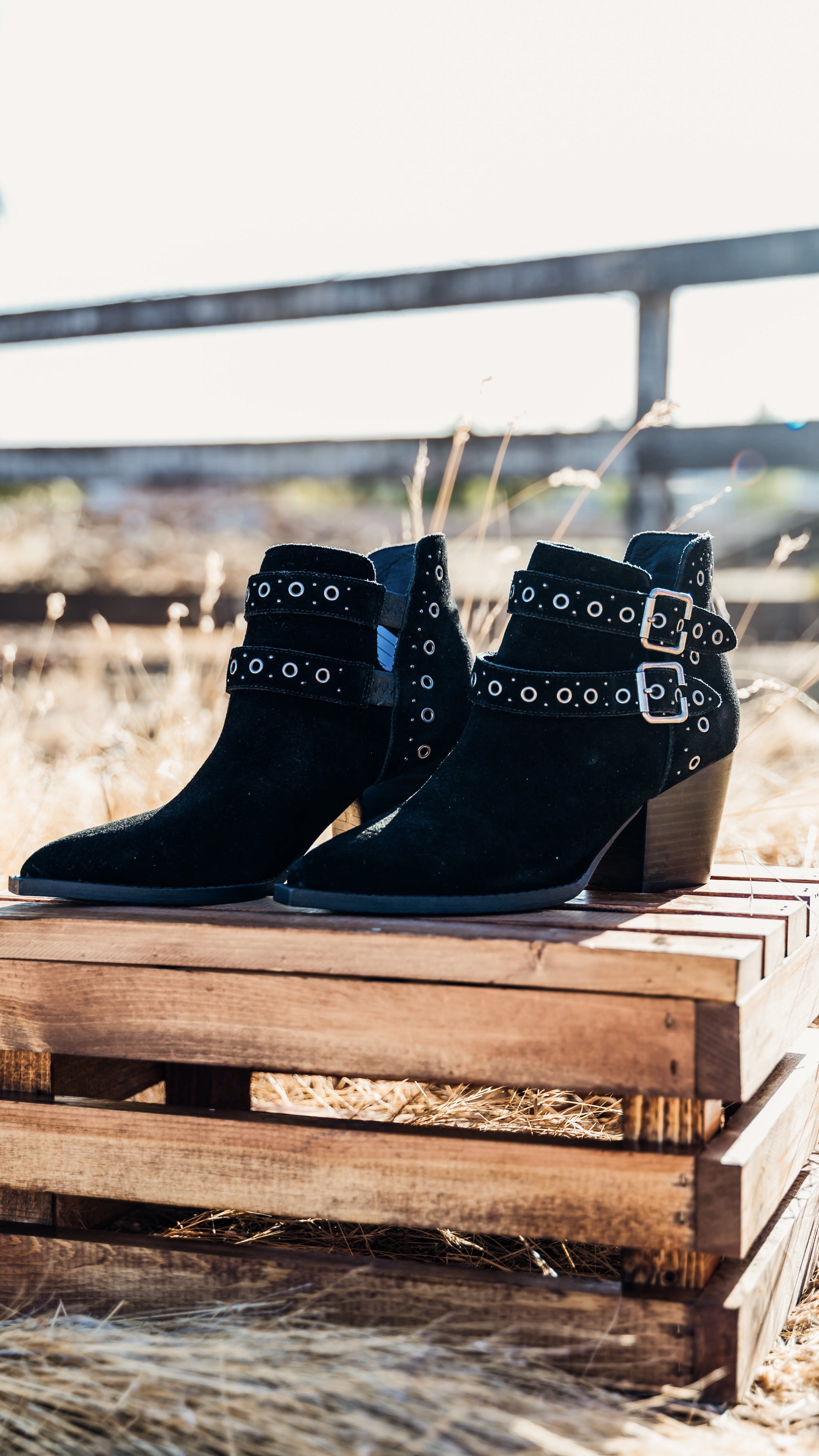 Elsa Leather Ankle Boot in Black Shoes Ave Shops- Tilden Co.