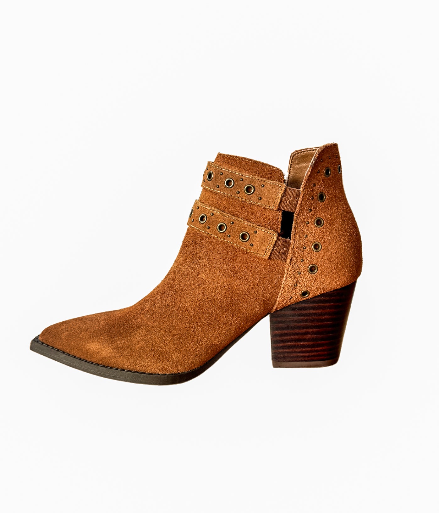 Elsa Leather Ankle Boot in Tan Shoes Ave Shops- Tilden Co.