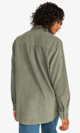 Let It Go Corduroy Long Sleeve Shirt - Final Sale    shacket Roxy- Tilden Co.