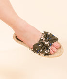 Erra Sandal in Green Floral 130 Sandals Naughty Monkey- Tilden Co.