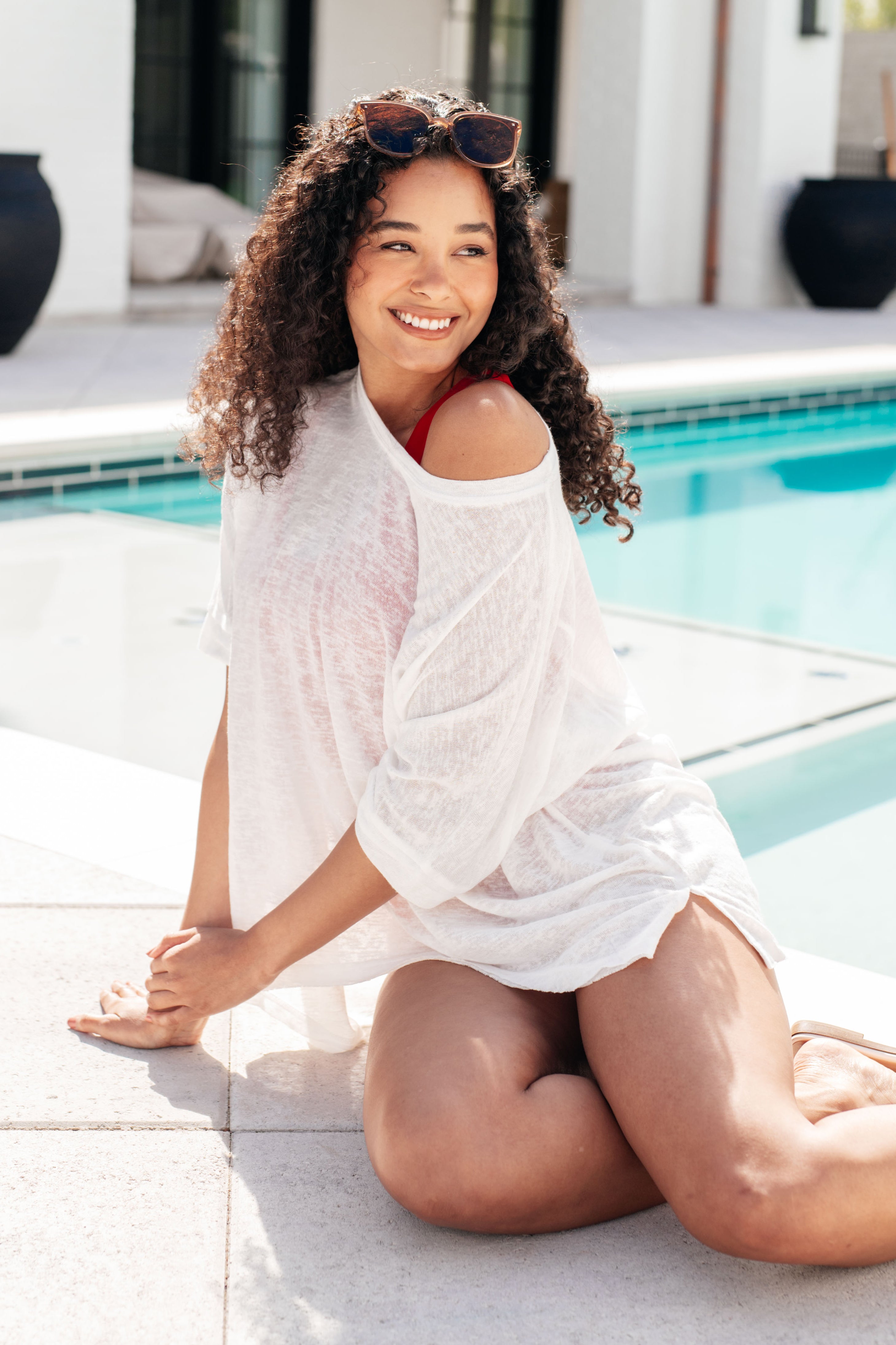 Continue On Oversized Tunic T-Shirt Ave Shops- Tilden Co.