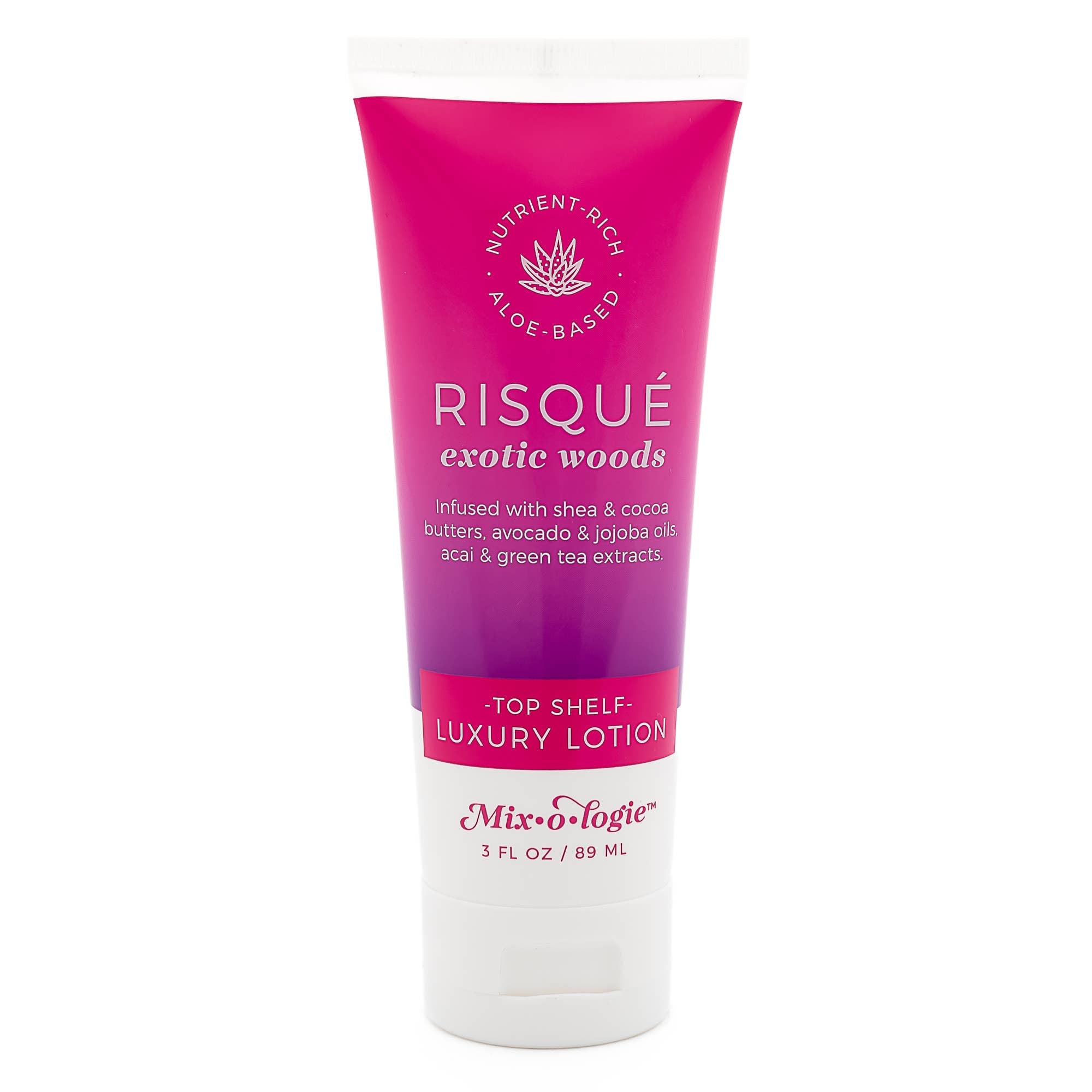 Risqué (exotic woods) Top Shelf Luxury Lotion (3 Fl. Oz) Mixologie- Tilden Co.