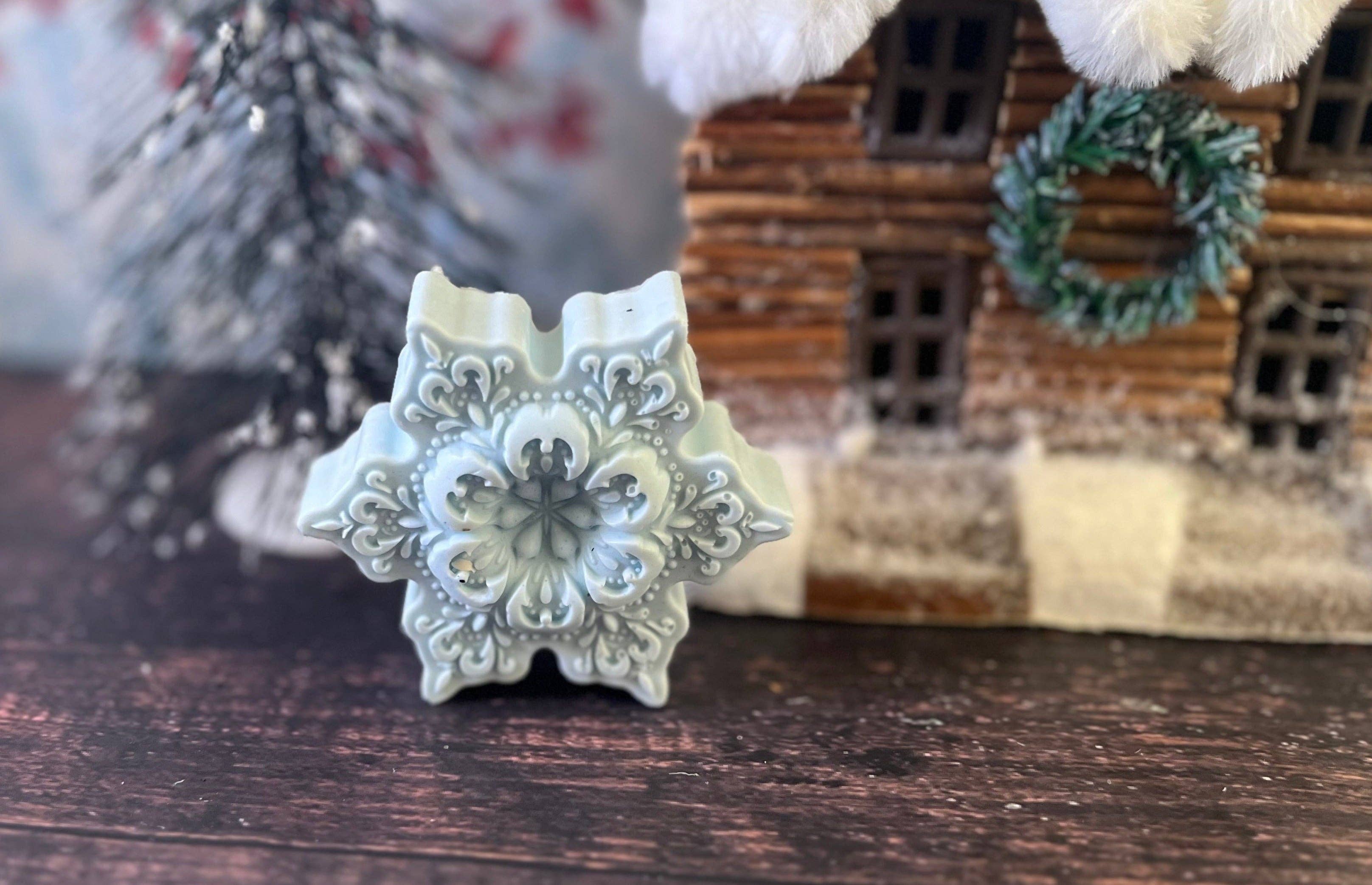 Snowflake Soap 1111 Elm Candle & Soap Shoppe- Tilden Co.