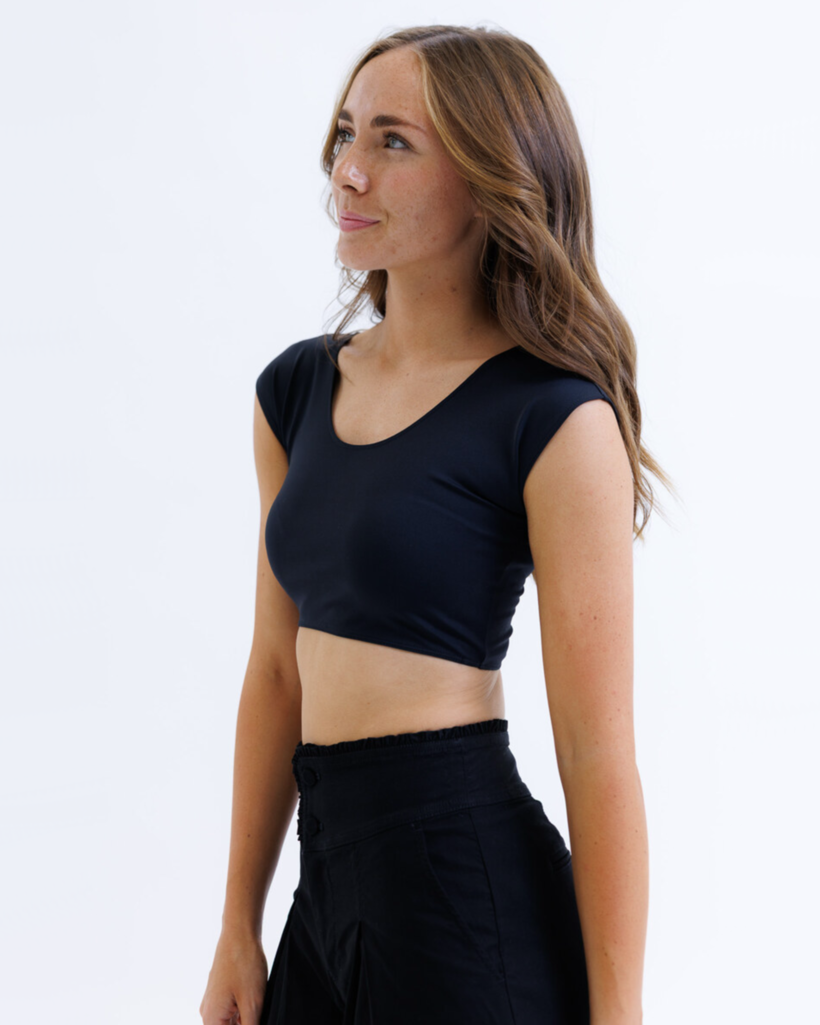 Contour Demi Tee - Smoothing Layering Tee Downeast- Tilden Co.